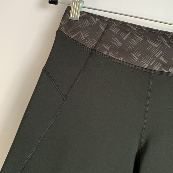 Adidas Climalite Black & Grey Athletic Leggings - Picture 3 of 10